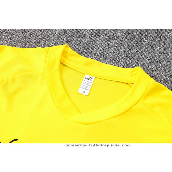 Chandal del Borussia Dortmund Manga Corta 2022-2023 Amarillo - Pantalon Corto